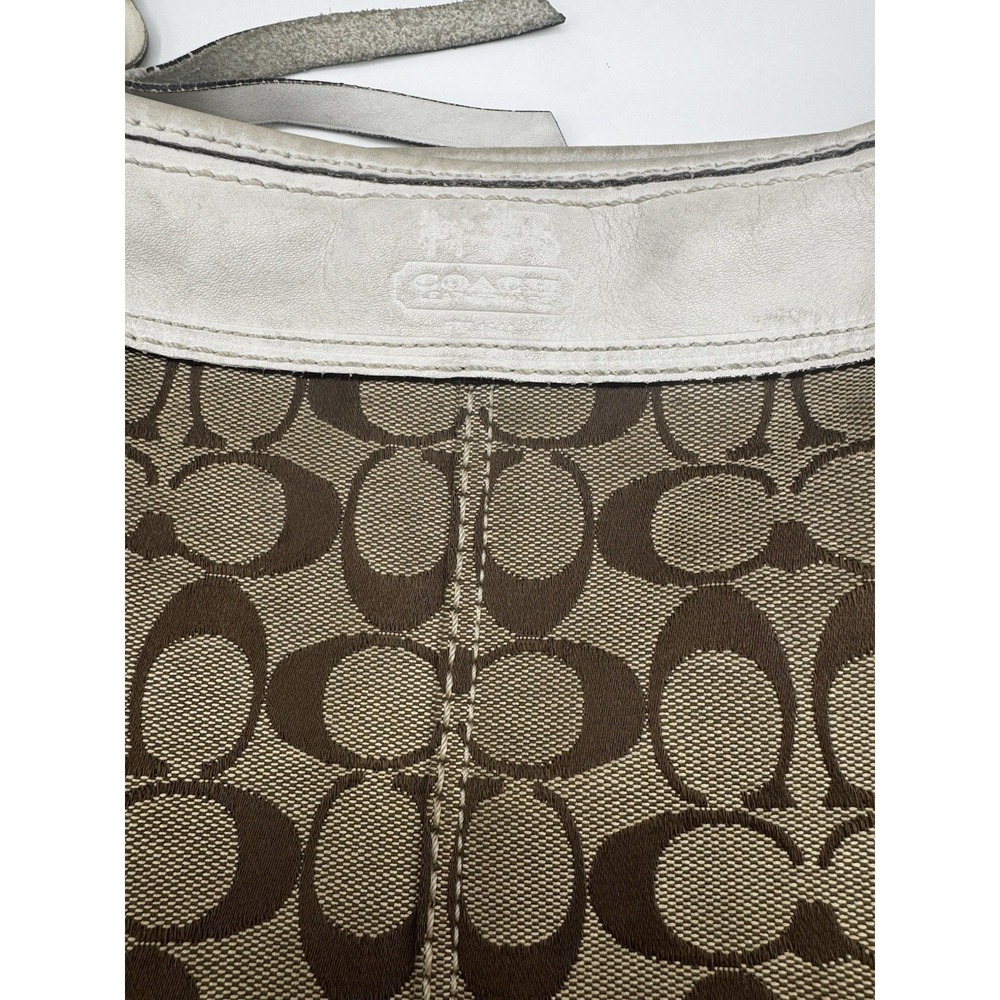 COACH Bleecker Signature Bucket Crossbody Shoulder Bag Purse Good Cond PT2 - Picture 2 of 13